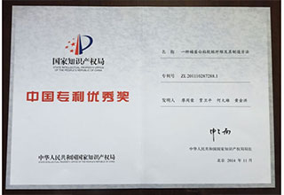 中国专利优秀奖